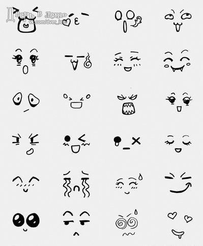 Рожицы для росписи куколок и игрушек Рожицы для росписи куколок и игрушек