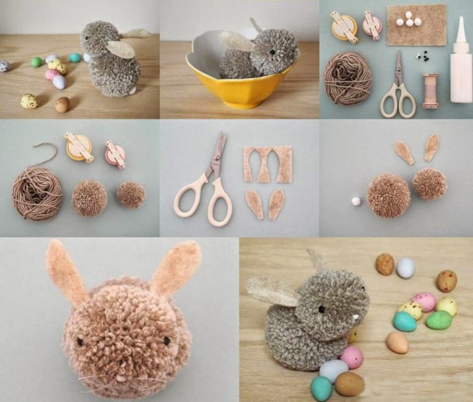 Забавные поделки из помпонов: мастер-класс Забавные поделки из помпонов: мастер-класс