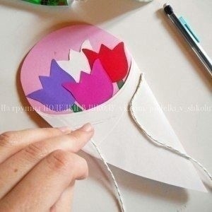 Букет в сердце