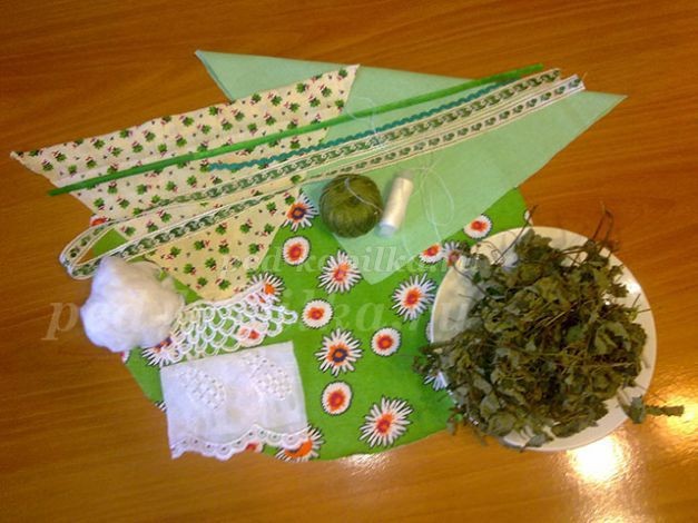 Кукла травница детскими руками