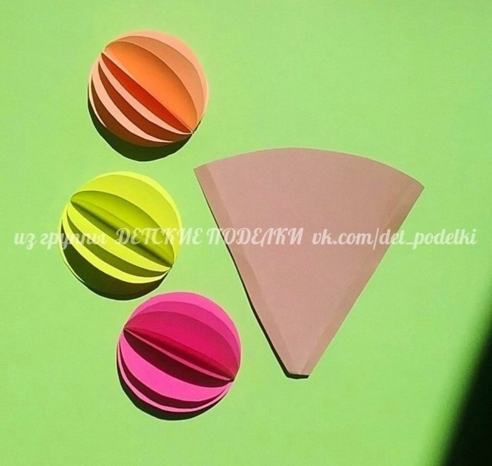 Объёмное фруктовое мороженое Объёмное фруктовое мороженое