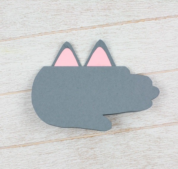 Открытка "Кошка-ладошка" Открытка "Кошка-ладошка"