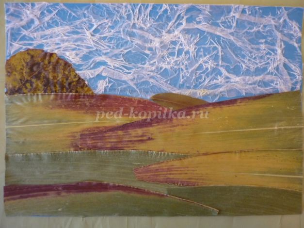 Пейзаж из осенних листьев: мастер-класс, часть 3 Пейзаж из осенних листьев: мастер-класс, часть 3