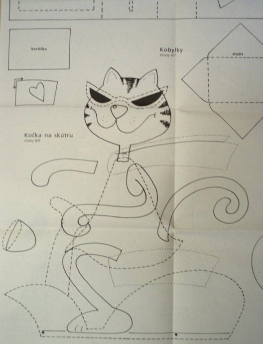 ​Забавные поделки из бумаги