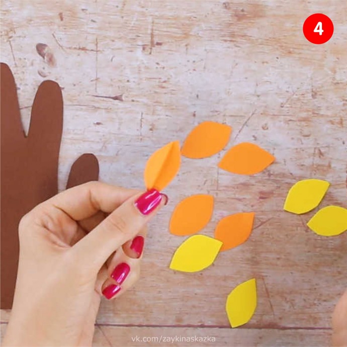 Деревья из ладошек Деревья из ладошек