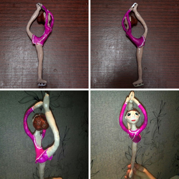 Балерина в технике папье-маше Балерина в технике папье-маше