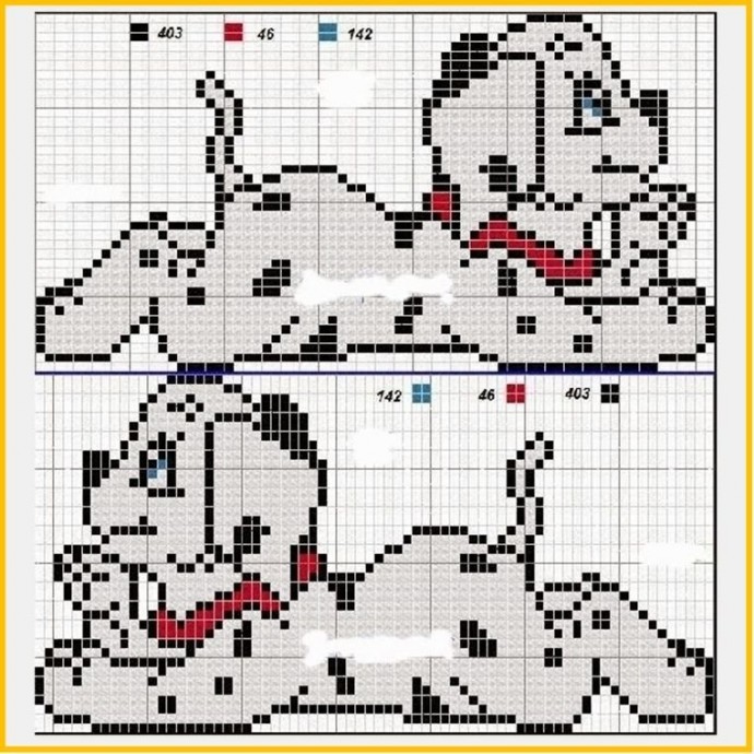 Вышиваем с детьми собачек