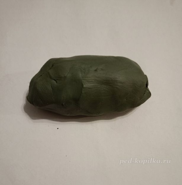 Кот из скульптурной глины детскими руками: часть 1 Кот из скульптурной глины детскими руками: часть 1