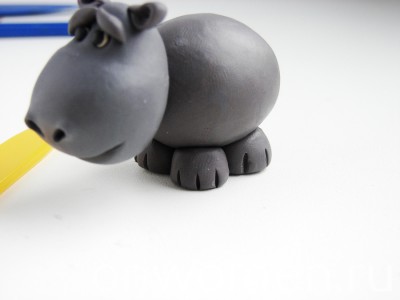 Лепим бегемотика