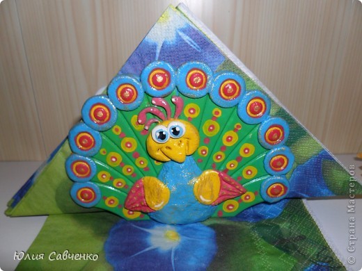 Салфетница "Павлин" Салфетница "Павлин"