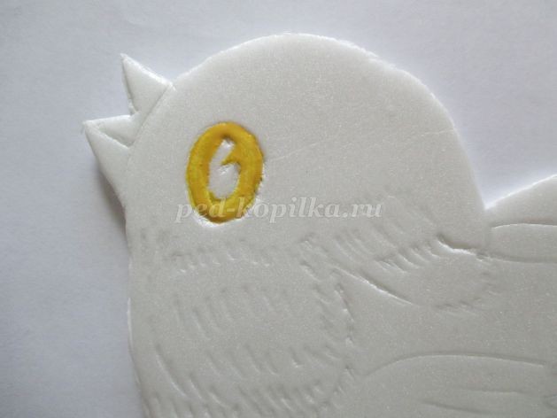 Синица из потолочной плитки детскими руками: мастер-класс, часть 1 Синица из потолочной плитки детскими руками: мастер-класс, часть 1