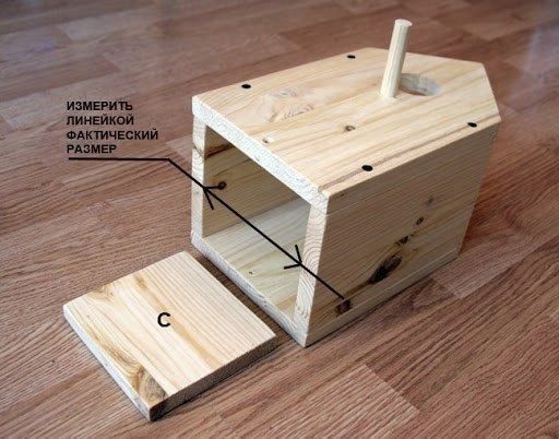 Скворечник: совместное творчество с папой Скворечник: совместное творчество с папой