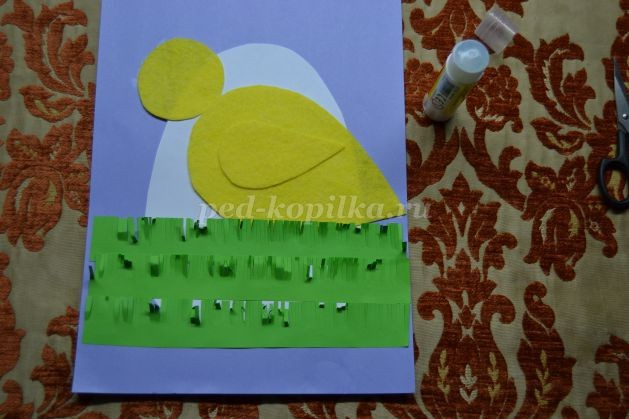 ​Цыплёнок на лужайке: часть 2