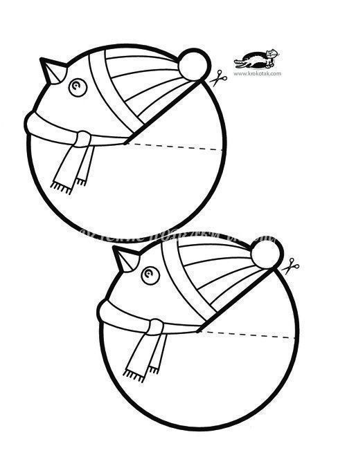 Аппликация "Зимняя птичка" Аппликация "Зимняя птичка"