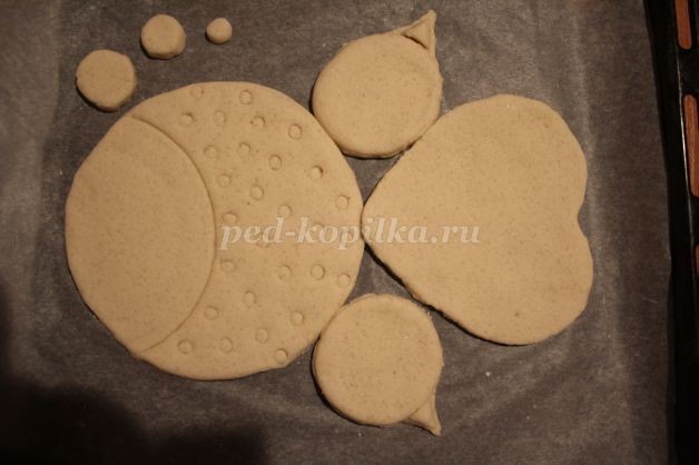 Рыбка из соленого теста