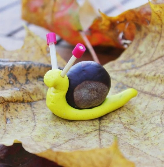 ​Улитки из конских каштанов