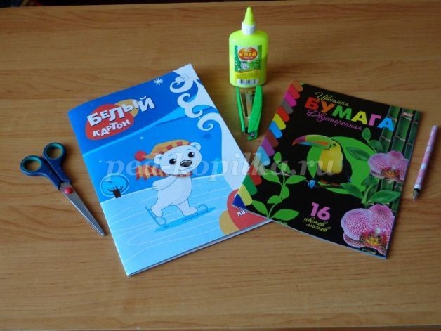 Новогодняя ёлка из бумаги детскими ручками Новогодняя ёлка из бумаги детскими ручками