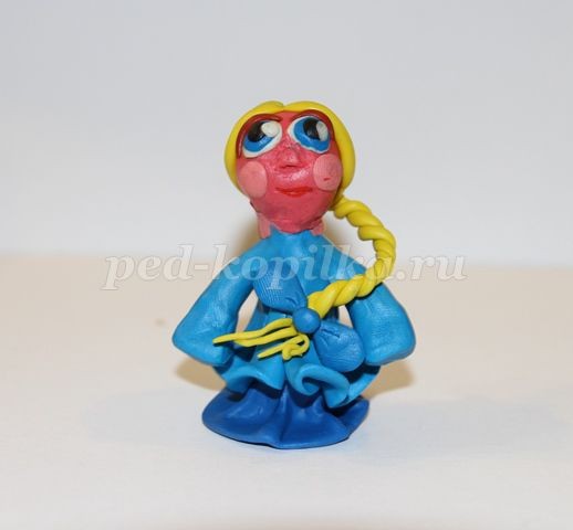 Снегурочка из пластилина: мастер-класс Снегурочка из пластилина: мастер-класс