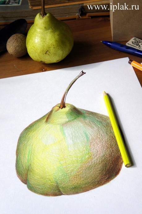​Урок рисования: груша