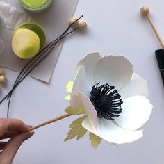 ​Делаем из бумаги красивые цветы с детьми