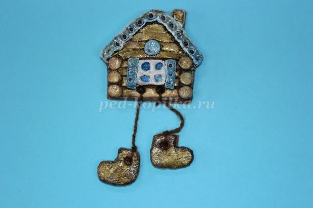 Делаем с детьми магнит на холодильник из солёного теста Делаем с детьми магнит на холодильник из солёного теста