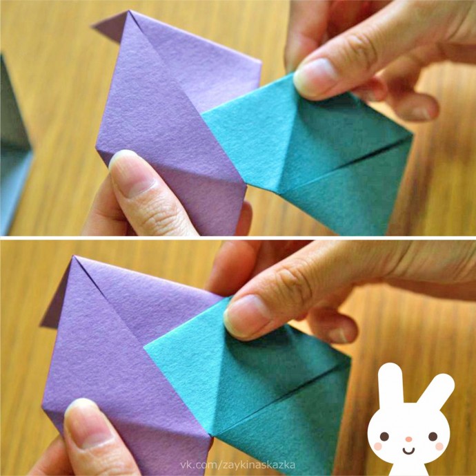 ​Кубики в технике оригами