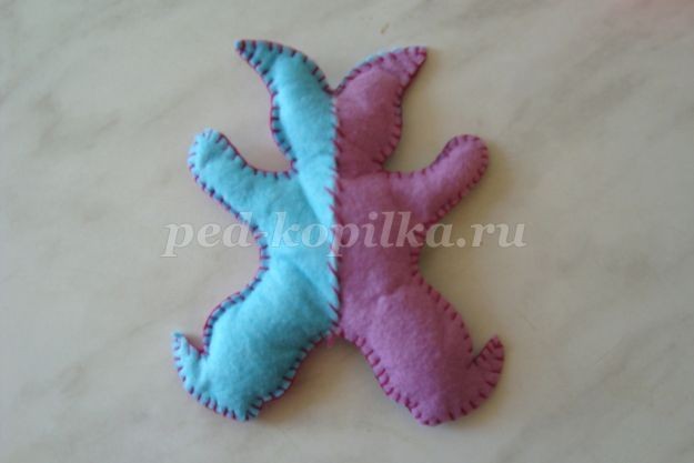 Новогодняя игрушка детскими руками: часть 2