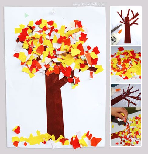 Осенние деревья: много вариантов создания