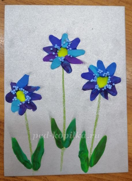 Пластилинография: цветы: часть 2 Пластилинография: цветы: часть 2