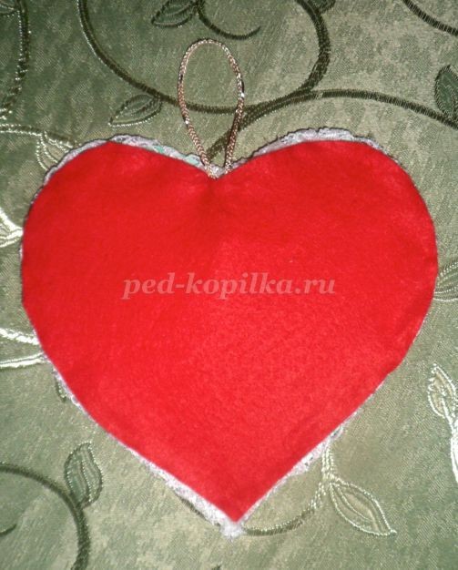 ​Сердечко в технике скрапбукинг: мастер-класс