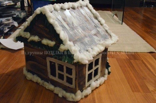 Домик из коробки Домик из коробки