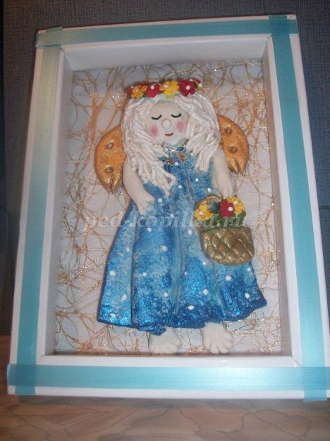 Нежный ангел из солёного теста детскими руками: мастер-класс, часть 3 Нежный ангел из солёного теста детскими руками: мастер-класс, часть 3