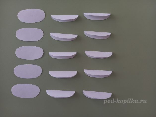 Объёмная аппликация "Подснежники" Объёмная аппликация "Подснежники"