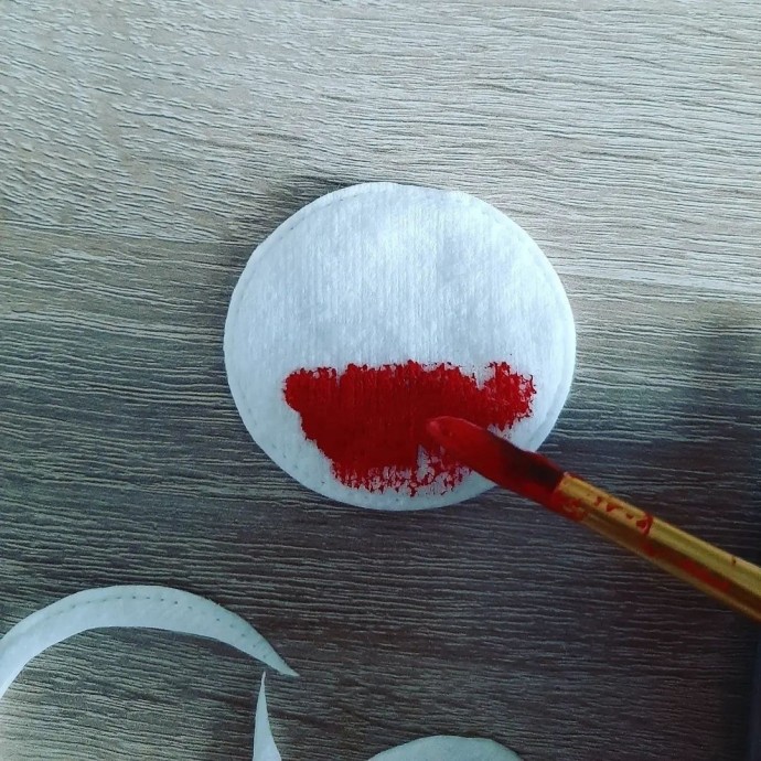 Аппликация "Снегирь"