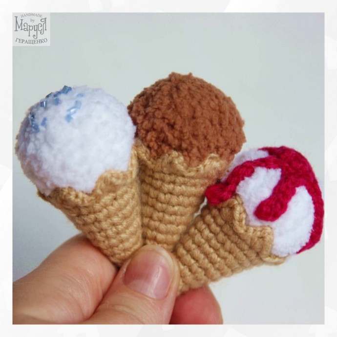 Вяжем с детьми мороженое Вяжем с детьми мороженое