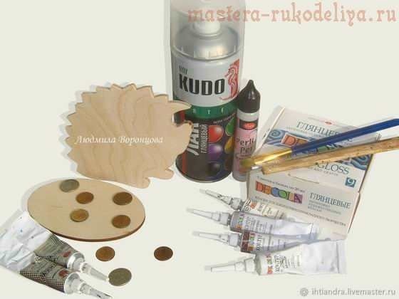 Ёжик в технике точечной росписи Ёжик в технике точечной росписи