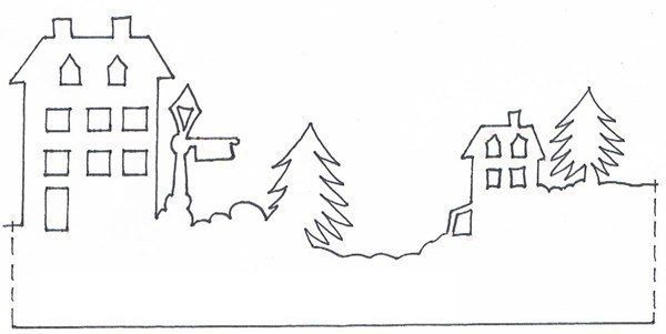 Зимний подсвечник