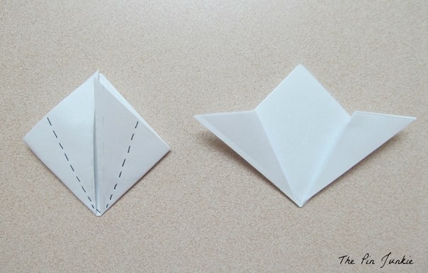 Букетик цветочков-оригами