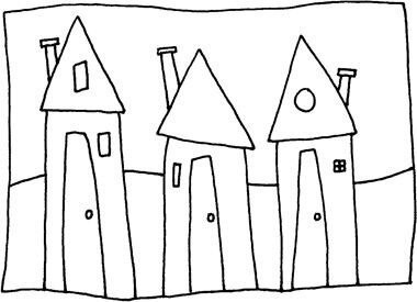 Домики из ткани Домики из ткани