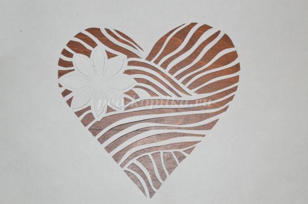 Сердечко в технике вырезания: часть 2 Сердечко в технике вырезания: часть 2