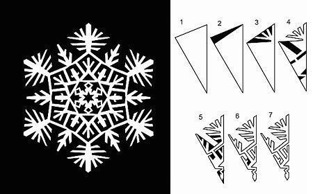 Вырезаем снежинки