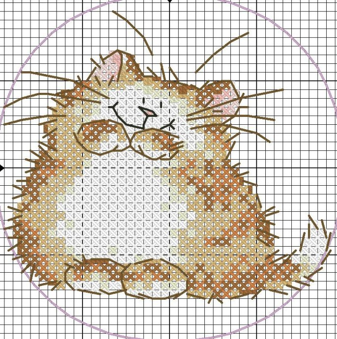 Вышиваем с детьми котов Вышиваем с детьми котов