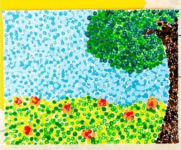 Луг ватными палочками Луг ватными палочками