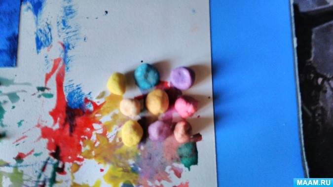 Картина из соленого теста "Мечты о море"