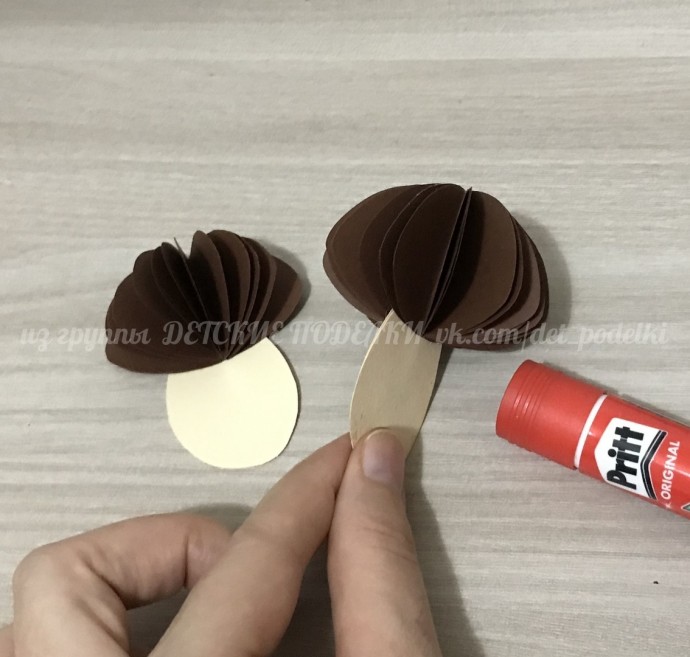 Аппликация с грибочками