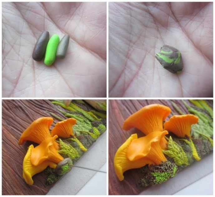 Лепка "Осенние грибочки" Лепка "Осенние грибочки"