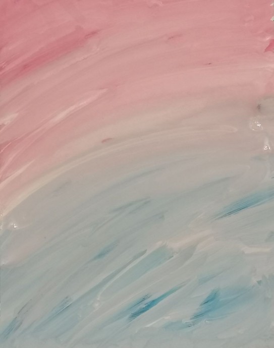 Рисуем шишки в снегу