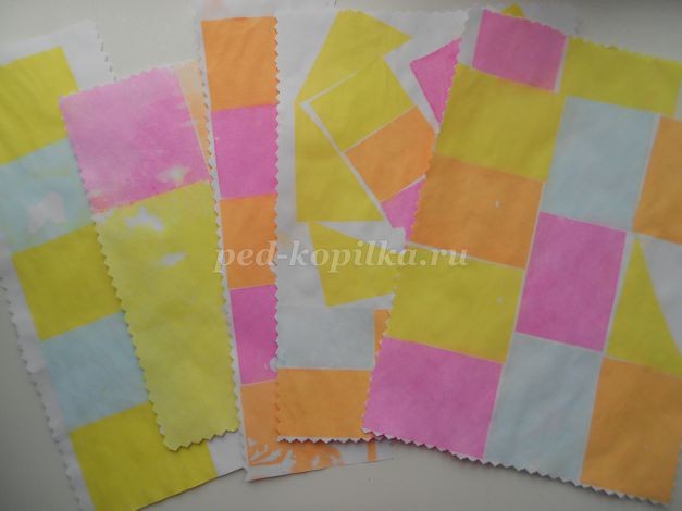 ​Цветочное панно из бумаги: часть 1