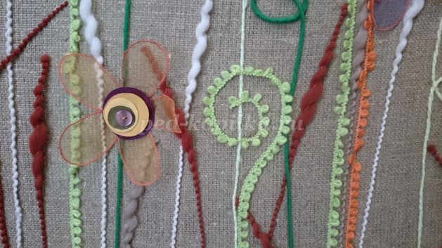 Цветущая поляна: мастер-класс, часть 3