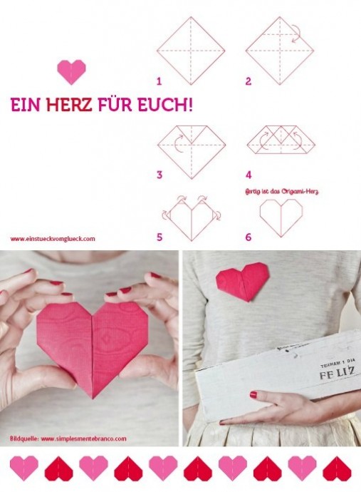 ​Создание поделок из сердечек